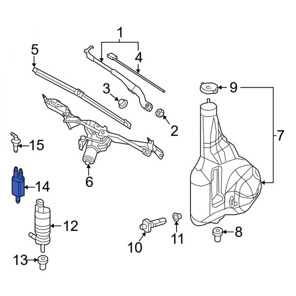 Windshield Washer Check Valve