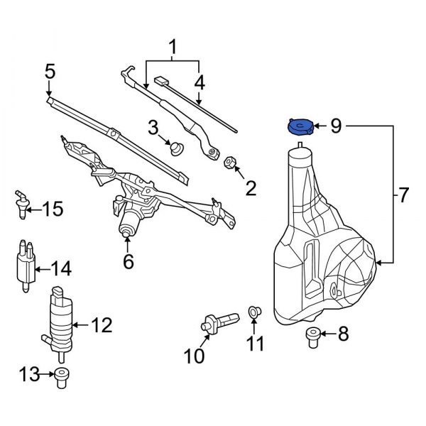 Washer Fluid Reservoir Cap