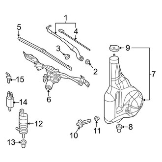 Mercedes-Benz OE - Windshield - Wiper & Washer Components