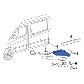 Mercedes-Benz OE - Rear Climate Controlled Seat Duct