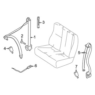 Mercedes-Benz OE - Restraint Systems - Front Seat Belts