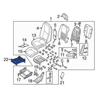 Mercedes-Benz OE - Front Right Seat Adjuster