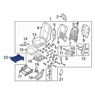 Mercedes-Benz OE - Front Left Seat Adjuster