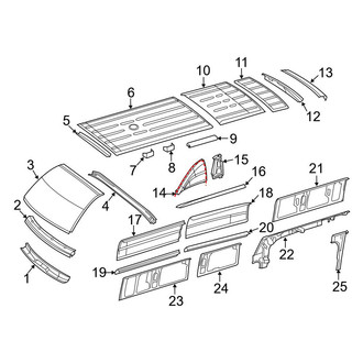 Mercedes-Benz OE - Roof & Components (High Roof)