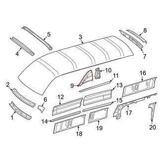 Mercedes-Benz OE - Roof & Components (Super High Roof)