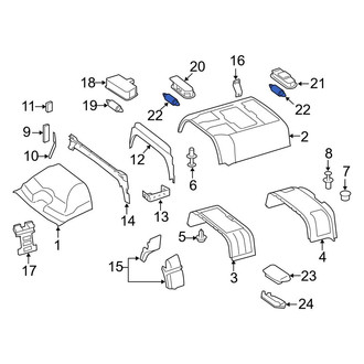 Mercedes-Benz OE - Rear Dome Light Bulb