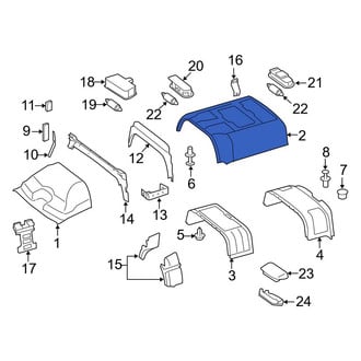 Mercedes-Benz OE - Center Front Headliner