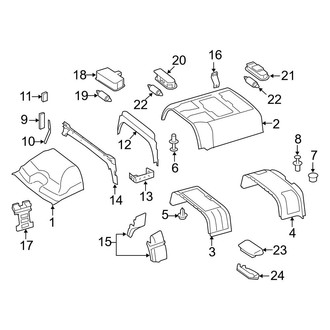 Mercedes-Benz OE - Roof - Interior Trim (High Roof)