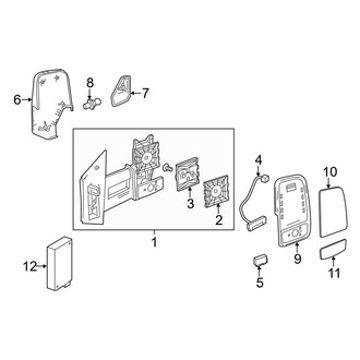 Mercedes-Benz OE - Front Door - Outside Mirrors