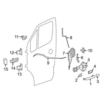 Mercedes-Benz OE - Front Door - Lock & Hardware
