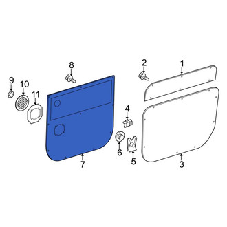 Mercedes-Benz OE - Outer Sliding Door Trim Panel