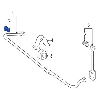 Mercedes-Benz OE - Front Suspension Stabilizer Bar Bushing