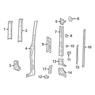 Mercedes-Benz OE - Rear Body & Floor - Rear Body (W/O Sliding Door)