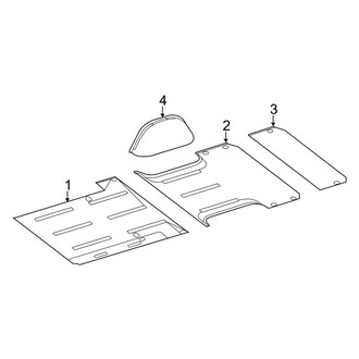 Mercedes-Benz OE - Rear Body & Floor - Interior Trim (Rubber Mats)