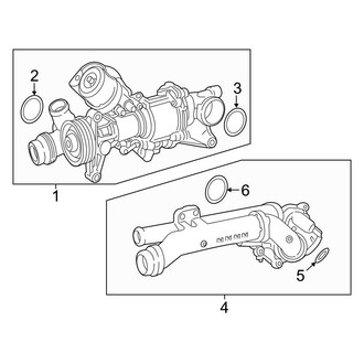 Mercedes-Benz OE - Cooling - Water Pump (Gas)