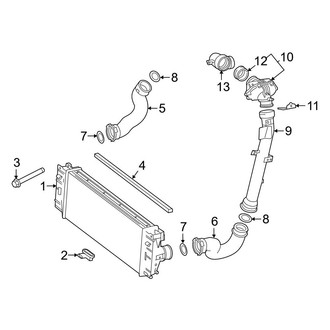 Mercedes-Benz OE - Cooling - Intercooler