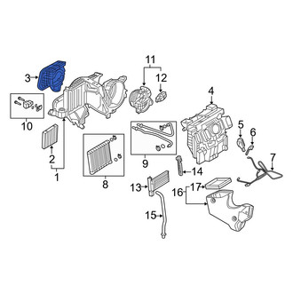 Mercedes-Benz OE - Front Cabin Air Intake Duct