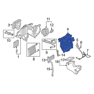 Mercedes-Benz OE - HVAC Unit Case