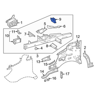 Mercedes-Benz OE - Turbocharger Bracket