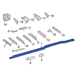Mercedes-Benz OE - Frame Rail