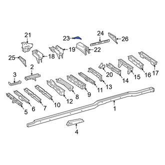 Mercedes-Benz OE - Chassis Frame Reinforcement