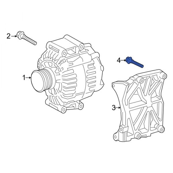 Alternator Bracket Bolt