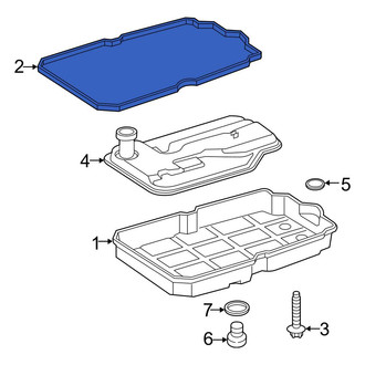 Mercedes-Benz OE - Transmission Oil Pan Gasket