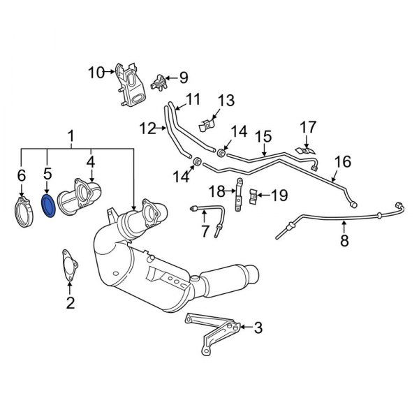 Exhaust Pipe Flange Gasket