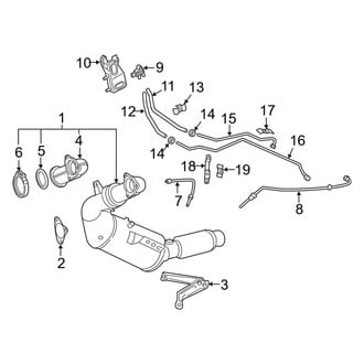 Mercedes-Benz OE - Exhaust System - Exhaust Components (Converter & Components)
