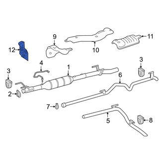 Mercedes-Benz OE - Front Upper Floor Pan Heat Shield