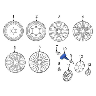 Mercedes-Benz OE - Tire Pressure Monitoring System (TPMS) Sensor