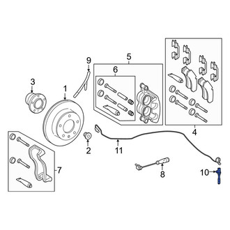 Mercedes-Benz OE - Front ABS Wheel Speed Sensor