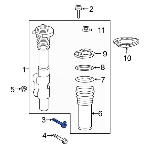 Suspension Strut Bolt