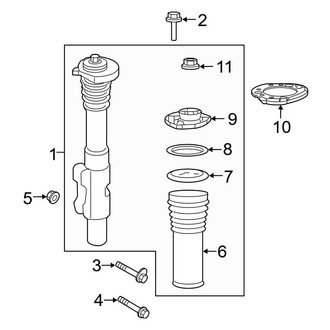 Mercedes-Benz OE - Front Suspension - Struts & Components (4WD)