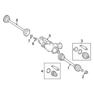 Mercedes-Benz OE - Front Suspension - Carrier & Front Axles (4WD)
