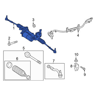 Mercedes-Benz OE - Rack and Pinion Assembly