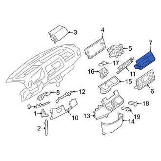 Mercedes-Benz OE - Lower Instrument Panel Pocket