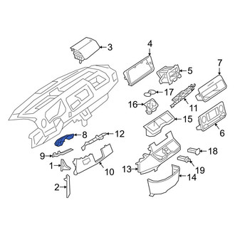 Mercedes-Benz OE - Upper Steering Column Cover