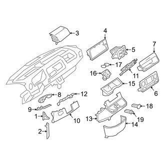Mercedes-Benz OE - Instrument Panel Components (Crew Van / Extended Cargo Van / Standard Cargo Van / Standard Passenger Van)