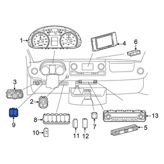 Mercedes-Benz OE - Left Instrument Panel Bezel