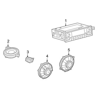 Mercedes-Benz OE - Instrument Panel - Sound System