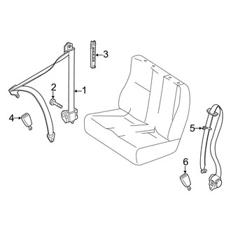 Mercedes-Benz OE - Restraint Systems - Front Seat Belts