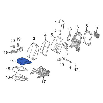 Mercedes-Benz OE - Front Right Seat Cover