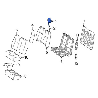 Mercedes-Benz OE - Front Right Headrest