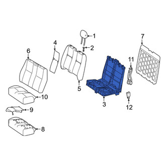 Mercedes-Benz OE - Front Right Seat Frame