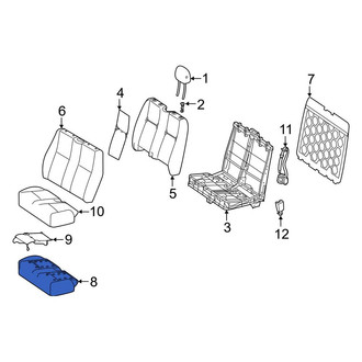 Mercedes-Benz OE - Front Right Seat Cushion Foam