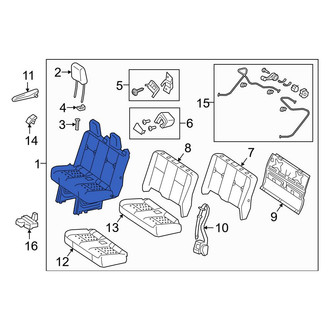 Mercedes-Benz OE - Rear Seat