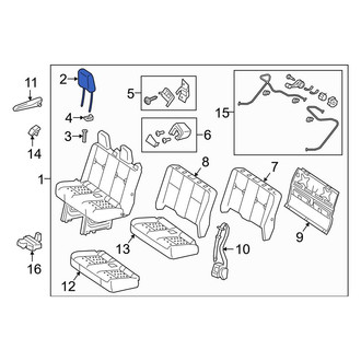 Mercedes-Benz OE - Rear Headrest