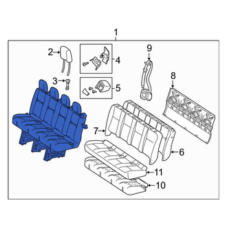 Mercedes-Benz OE - Rear Seat