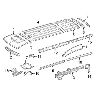 Mercedes-Benz OE - Roof & Components (Standard Roof)